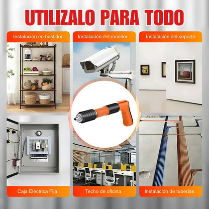 🔖 Pistola Fijadora Clavos Portátil