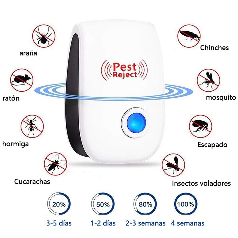 Repelente Ultrasónico Insectos y Roedores - PestReject™