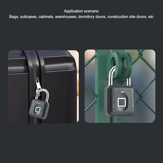 🔐Cerradura de Armario de Huellas Dactilares a Prueba de Agua🔥