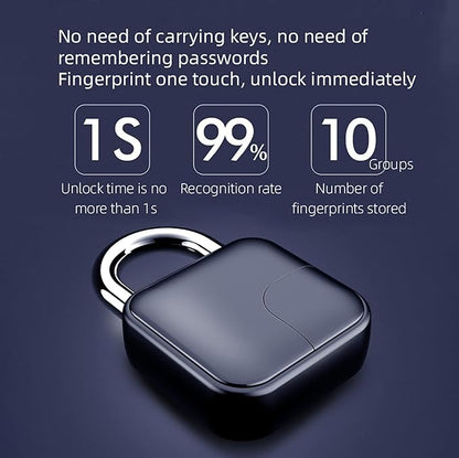 🔐Cerradura de Armario de Huellas Dactilares a Prueba de Agua🔥