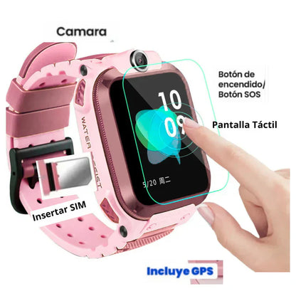 ⌚📞 RELOJ GPS ORIGINAL PARA NIÑOS|LOCALIZA, LLAMA Y CAPTURA MOMENTOS + SIM 4G GRATIS 📍📸