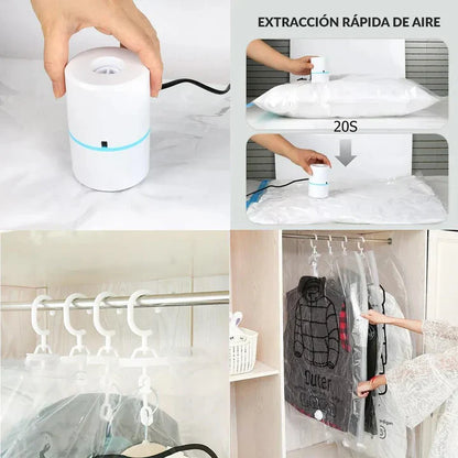 PACK BOLSAS AL VACÍO CON BOMBA ELÉCTRICA