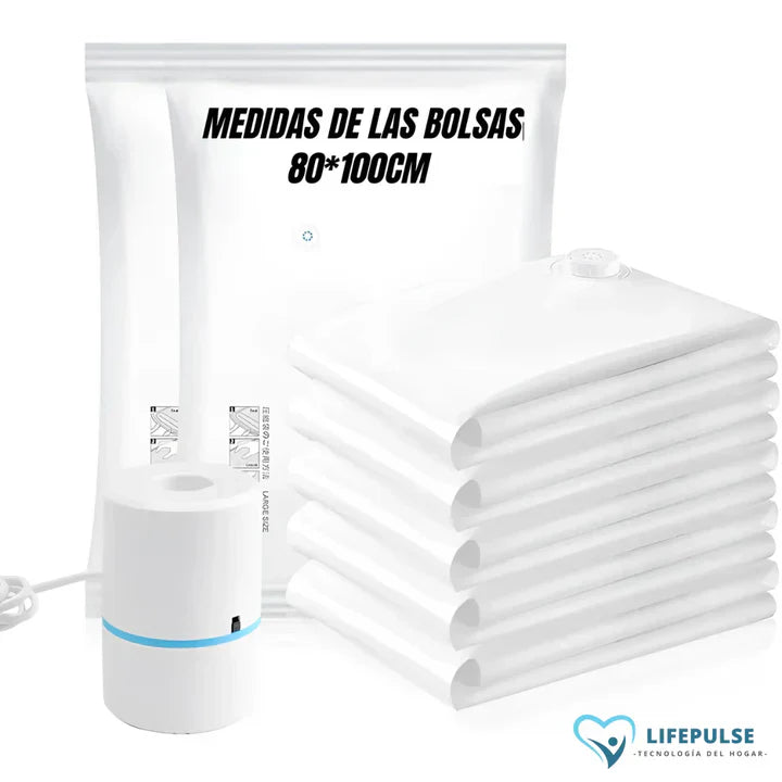 PACK BOLSAS AL VACÍO CON BOMBA ELÉCTRICA