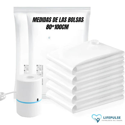 PACK BOLSAS AL VACÍO CON BOMBA ELÉCTRICA