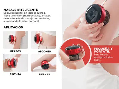 ThermoPulse™ Adiós al dolor muscular masaje, ventosas y calor profundo