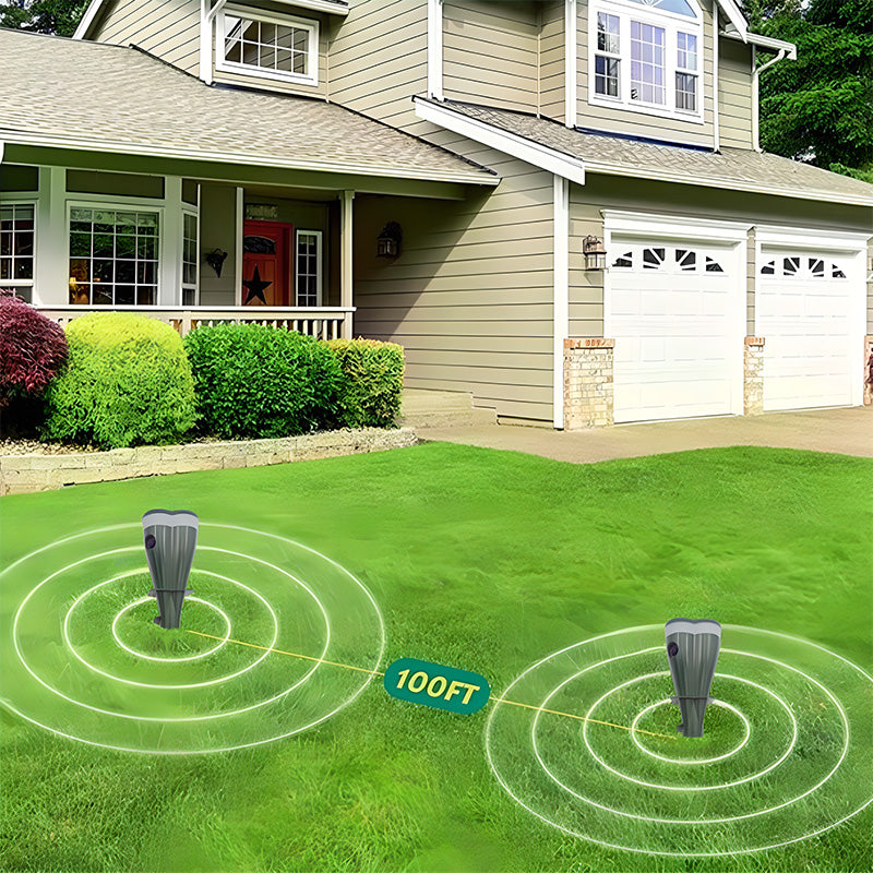 🌸Venta de Primavera 45% OFF🌸 Repelente de Topos de Tornillo Solar a Prueba de Agu